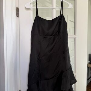 Cotton Candy Black Mini Dress